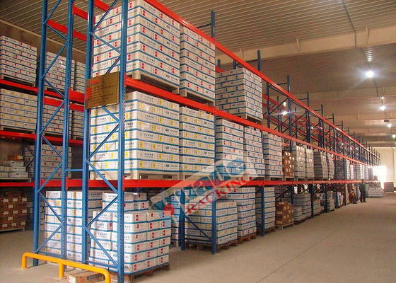 ISO Q235B প্যালেট র্যাক শেল্ভিং 1500kg ওয়্যারহাউস র্যাকিং সিস্টেম